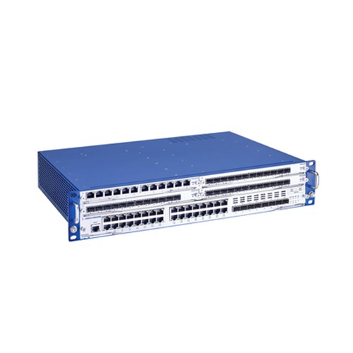 HIRSCHMANN FULL GIGABIT ETHERNET BACKBONE LAYER-3 SWITCH WITH UP TO 80X GE + 8X 2.5/10 GE PORTS 942153002